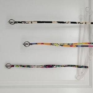Vera Bradley Lanyards - lot of 3